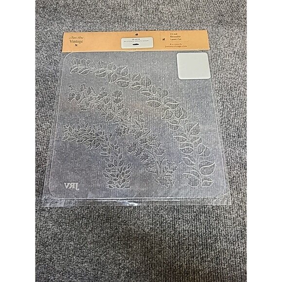 NEW JRV 15mil Reusable "Wreath Maker" Stencil 11.5x11.5 - Picture 3 of 3